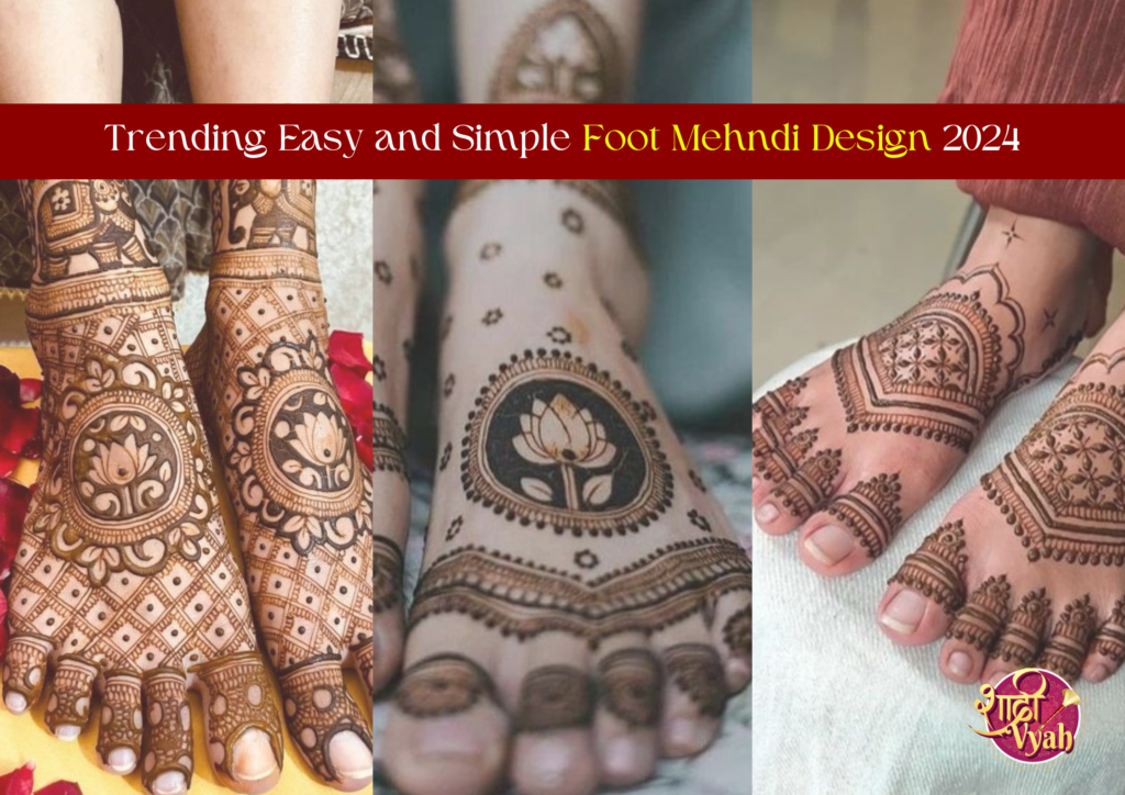 Trending Easy and Simple Foot Mehndi Design 2024