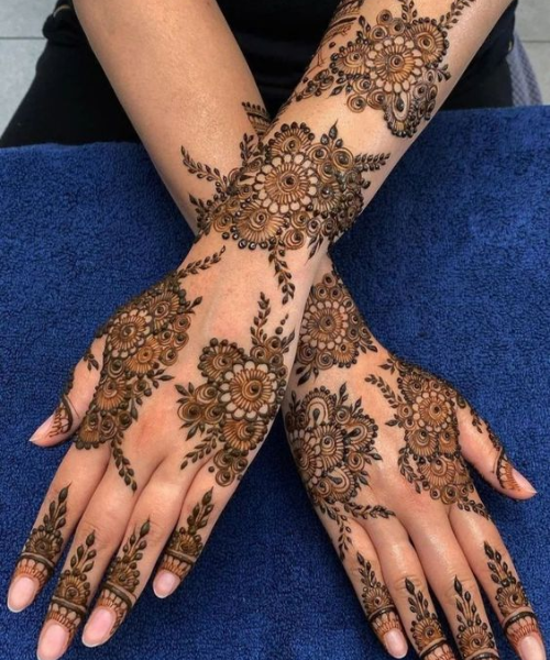 Floral Mehndi Design