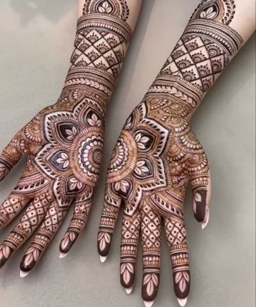 Indian mehndi design