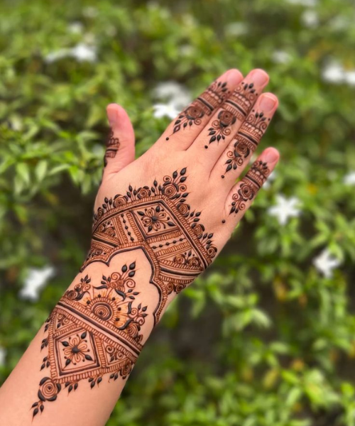 Moroccan Mehndi design