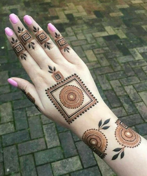 Western Mehndi design