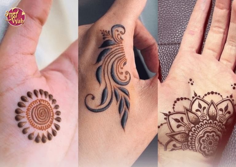 Minimal Mehndi Designs for Groom Hands