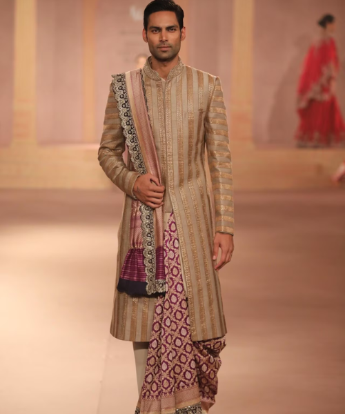 Groom wear with Drapes