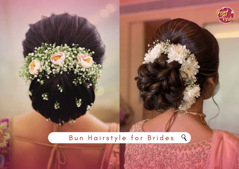 Best and Easy Bridal Bun Hairstyle for Wedding