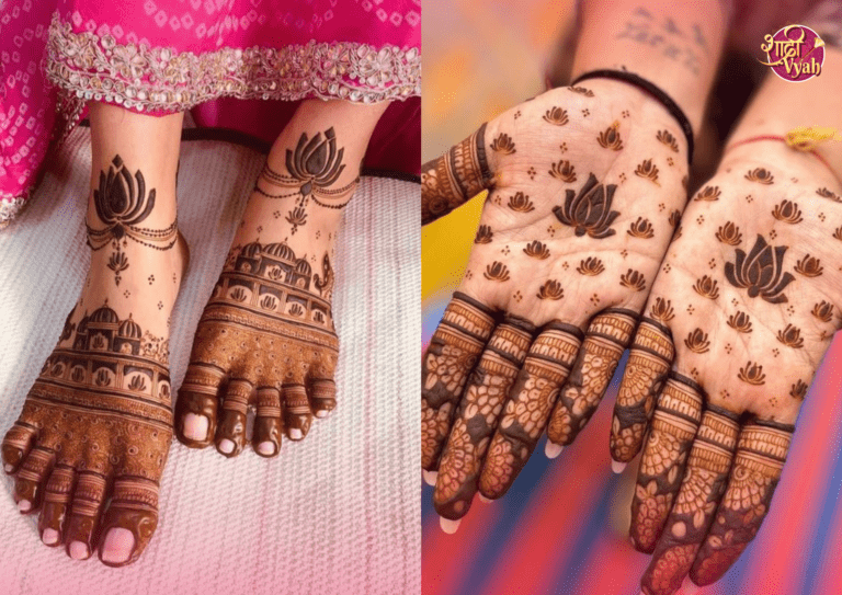 Best Lotus Mehndi Design Ideas for Brides | Wedding Mehndi