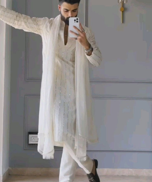 Long Kurta Pajama with dupatta