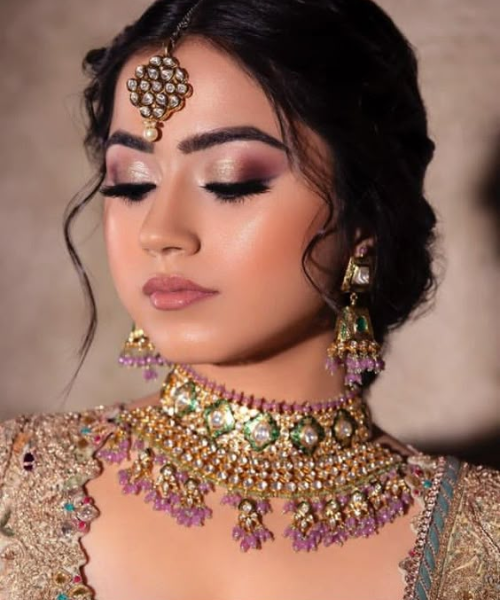 Soft Glam Pink Makeup