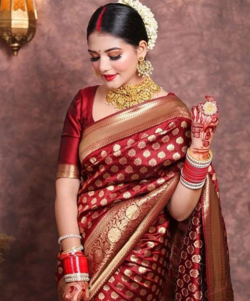 Traditional Bridal look