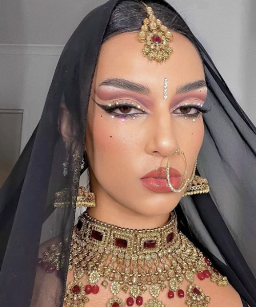 Using Rhinestones on your eyes