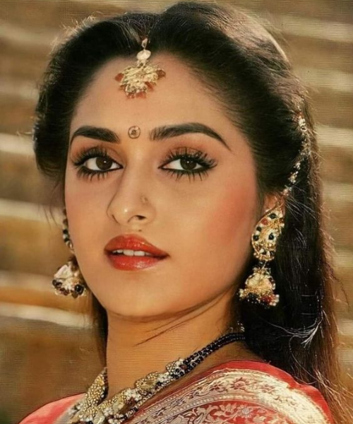 Vintage Bollywood inspired makeup look