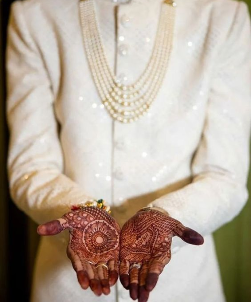 Full Hand Mehndi with Bride's Name