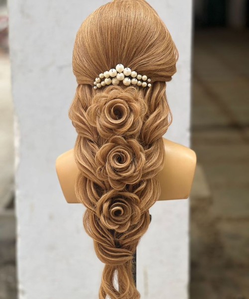 Braided Flower Hairstyle