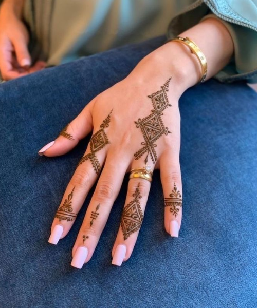 Moroccan inspired mehndi design 