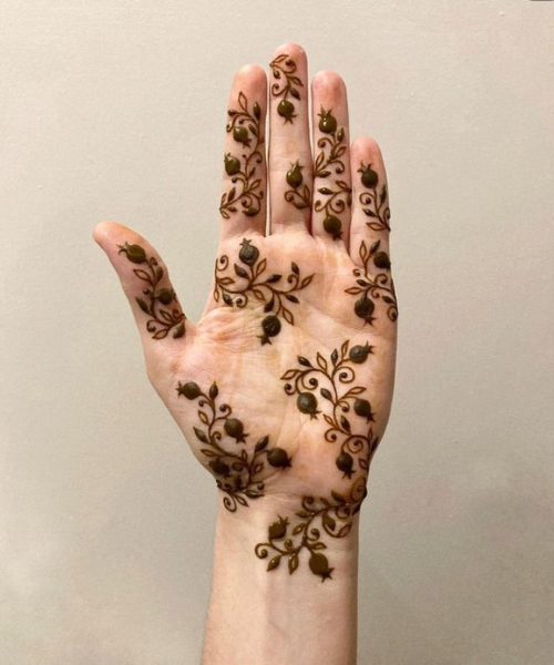 Pomegranate Vine Mehndi