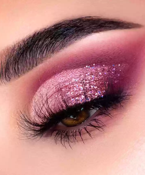 Glittery Pink Eyes