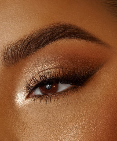 Soft Bronze Eye Makeup