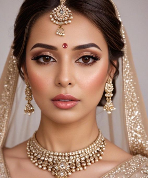 Flawless Full Coverage - Indian Bridal Makeup Trends 2025