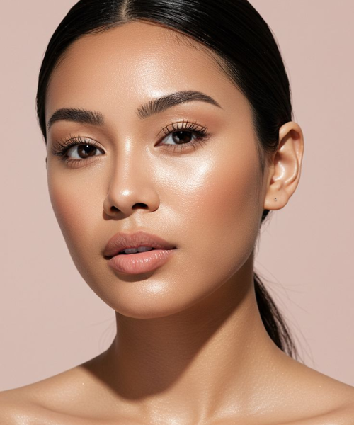 Natural and Glowing Look - Indian Bridal Makeup Trends 2025