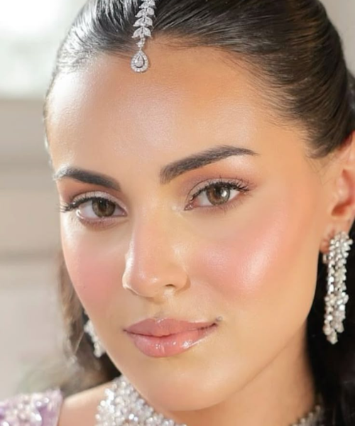 Pastel Accent - Indian Bridal Makeup Trends 2025