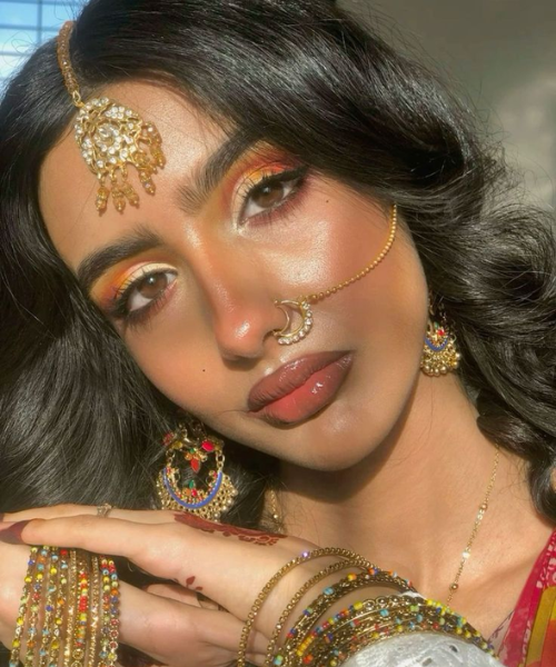 Sunset eyes and glossy lips - Summer Wedding Makeup Look