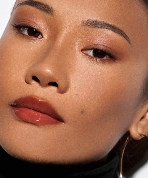 Tinted Lips with Gloss - Indian Bridal Makeup Trends 2025