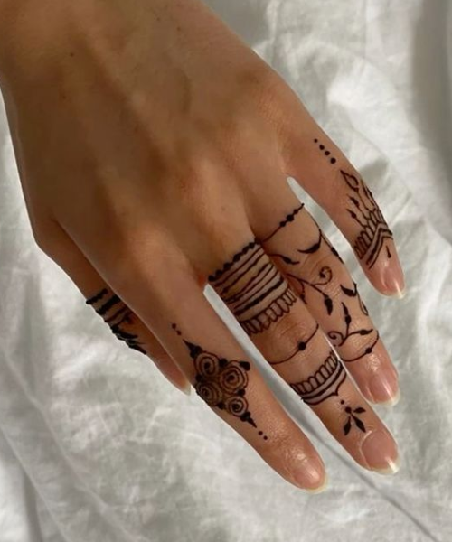 Minimal Tribal Swirls with Band Work