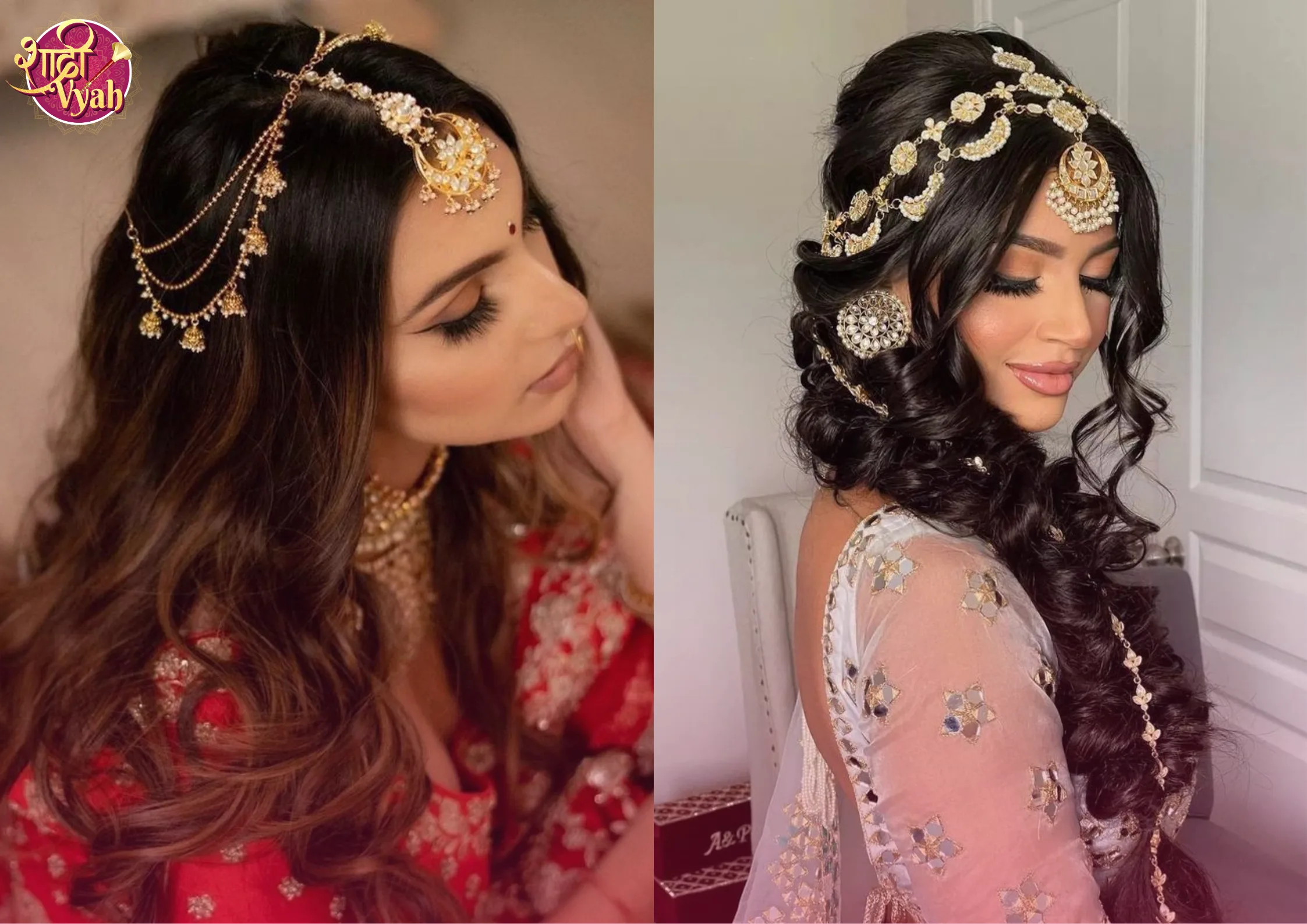 Must Try Bridal Hairstyle with Matha Patti