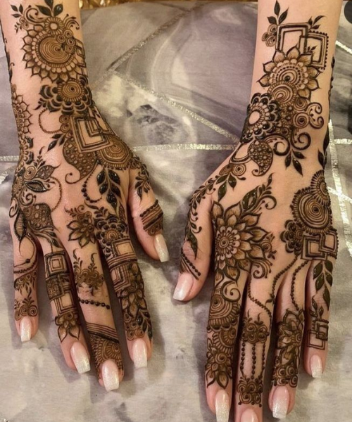 Peacock Motif with Floral Bliss Mehndi - Latest Mehndi Designs 2025 