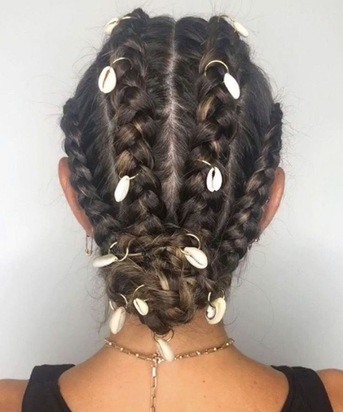 Shell Braided Bun