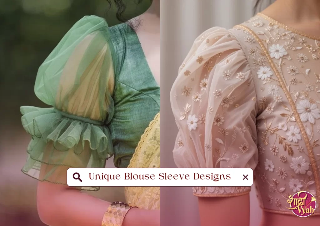 Unique Blouse Sleeves Design