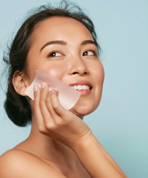 Use a Blotting Paper Instead of Adding Powder