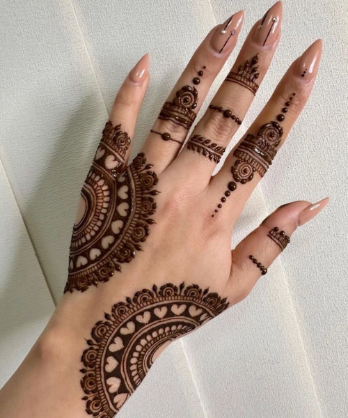Half-Mandala Love in Every Curve