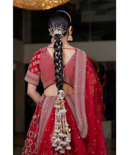 Royal Bridal Braid with Tassels