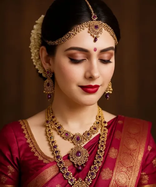 Classic Maroon Lips with Royal Matte Glow