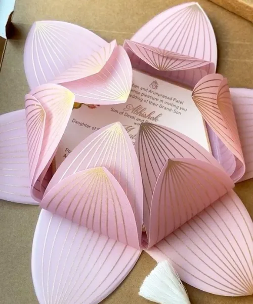 Lotus Petal Style Invite