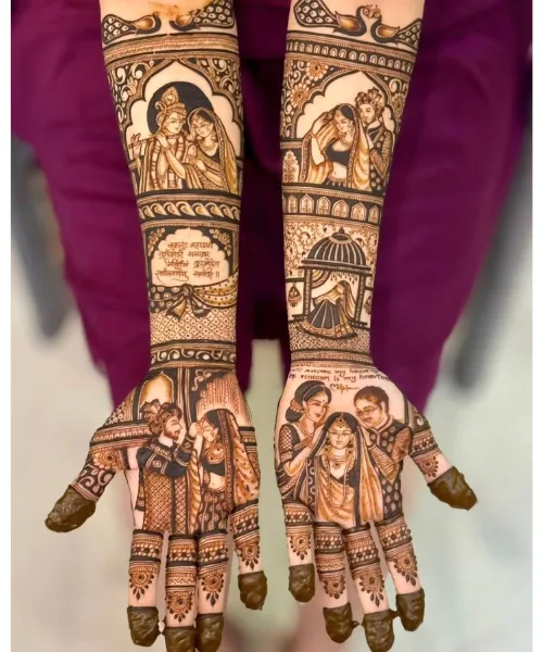 Wedding Storytelling with Couple Portrait Art