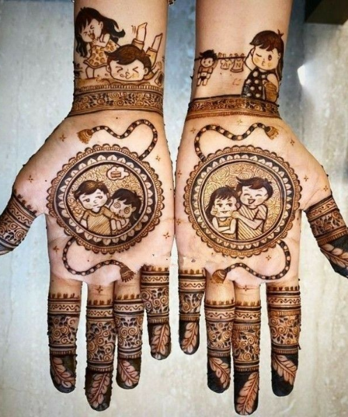 Childhood Memories in Mehndi Style
