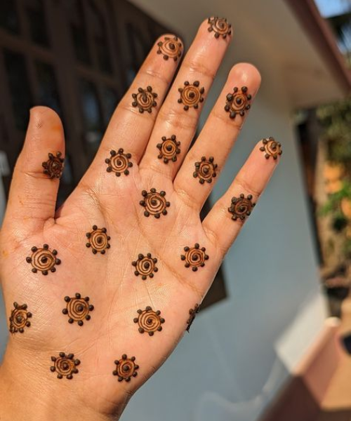 Circular Mandala-Inspired Dots