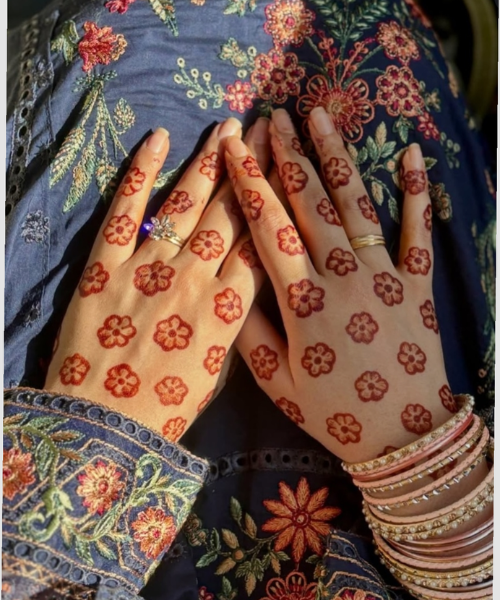 Playful Petal Patterns for Hands