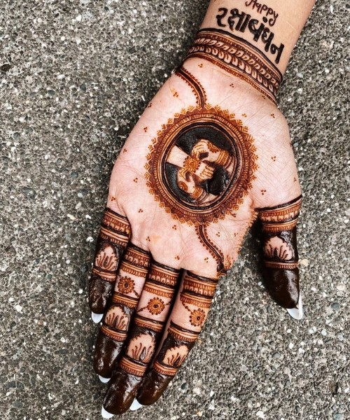 Timeless Bond Captured in Mehndi