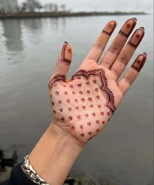 Tiny Petal Drops with Finger Tips